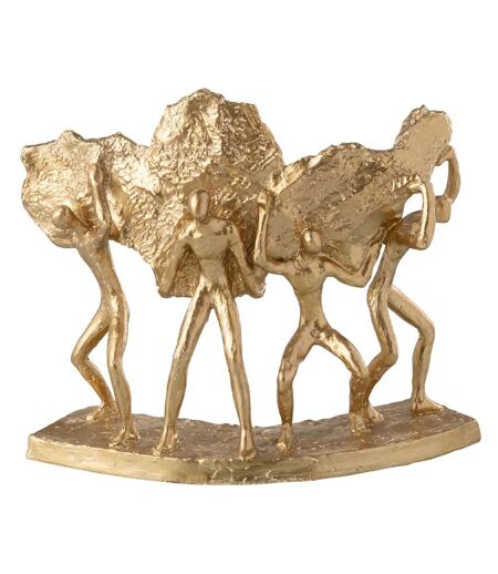 Statuette 4 Figurines Brady 27cm Or