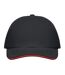 Casquette De Baseball Buffalo Noir Rouge MidOcean-1