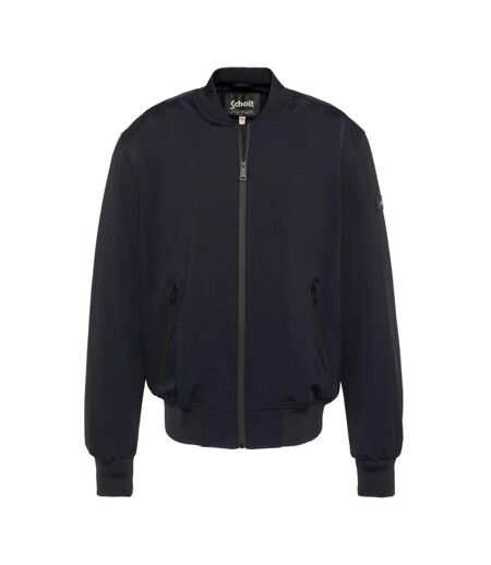 Veste bomber noir homme schott layton