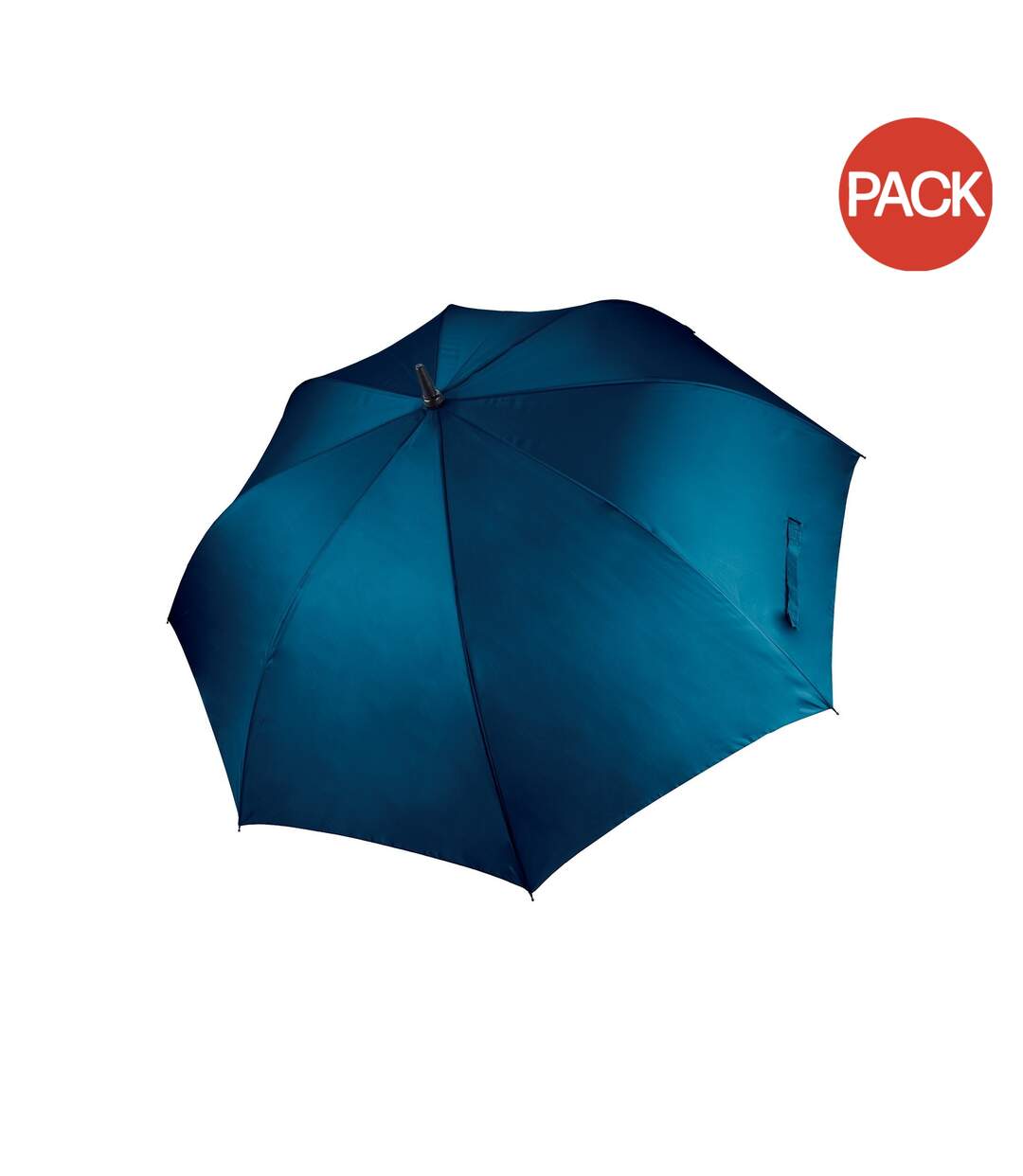 Lot de 2  Grand parapluie uni adulte unisexe taille unique bleu marine Kimood-1