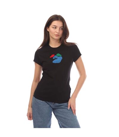 T-shirt medium face femme noir Off White