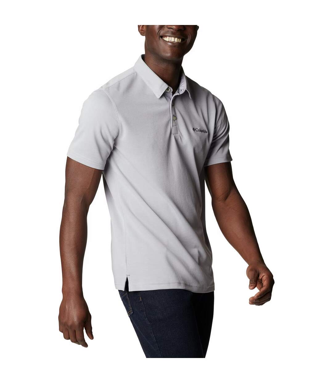 Polo Nelson Point Homme Gris Columbia-3