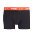 Pack Of 2  Mens Boxer Shorts  Black Green Orange Nike-2