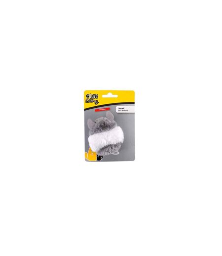 Peluche Mécanique pour Chat Souris 5cm Gris