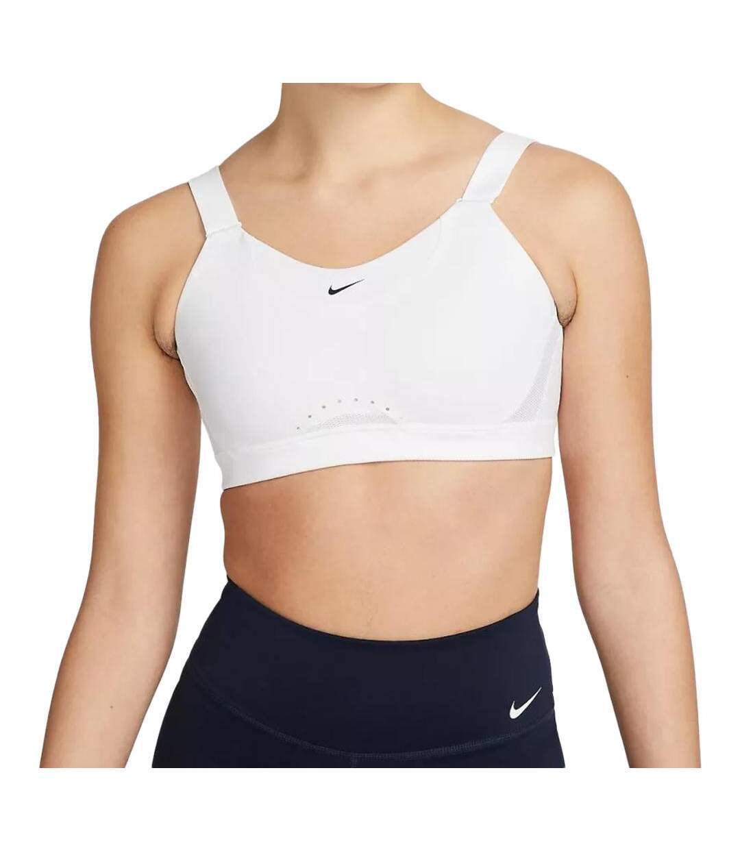 Brassière Blanche Femme Nike Alpha Bra - S