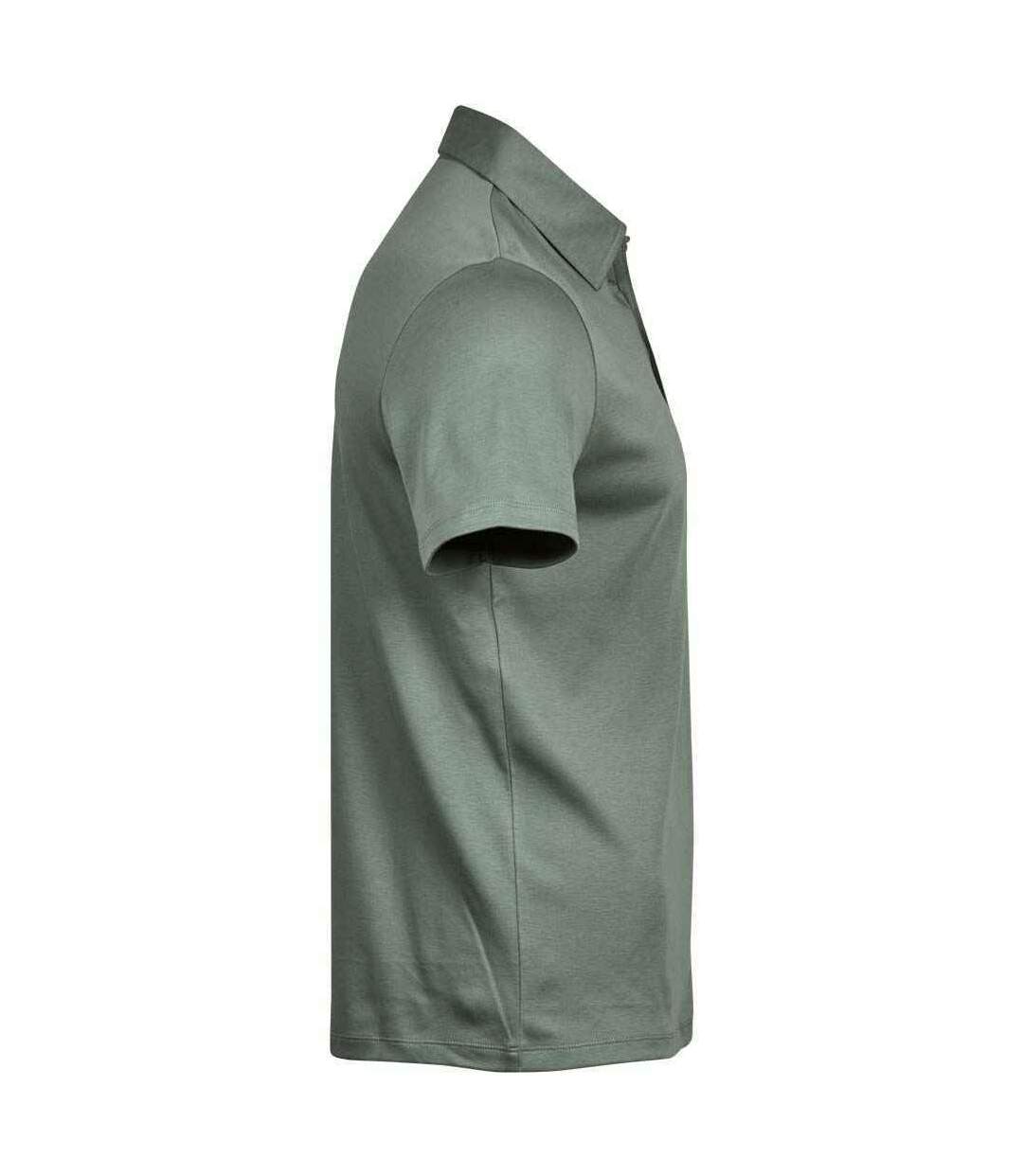 Tee Jays Mens Pima Cotton Interlock Polo Shirt (Leaf Green) - UTPC3422
