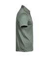 Tee Jays Mens Pima Cotton Interlock Polo Shirt (Leaf Green) - UTPC3422