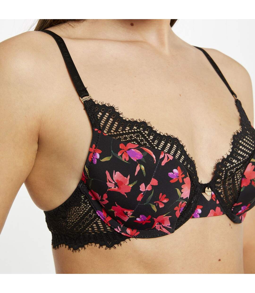 Soutien-gorge ampliforme coque moulée noir Loren