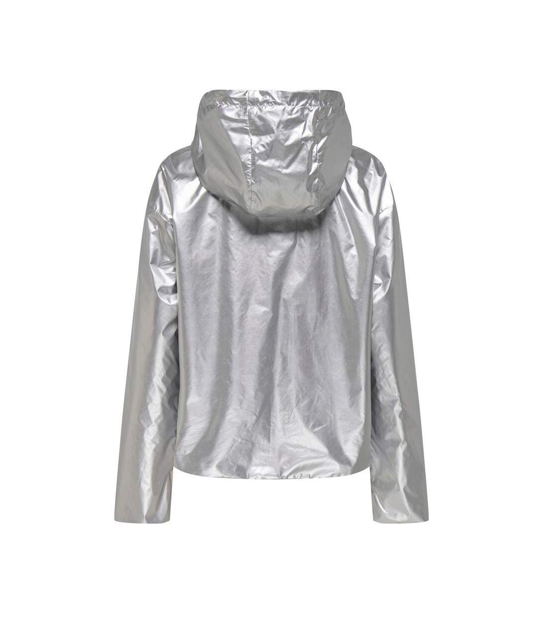Parka marine/argent femme only fry - l-3