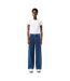 Womens/ladies Denim Relaxed Fit Jeans Medium Blue Lacoste-1