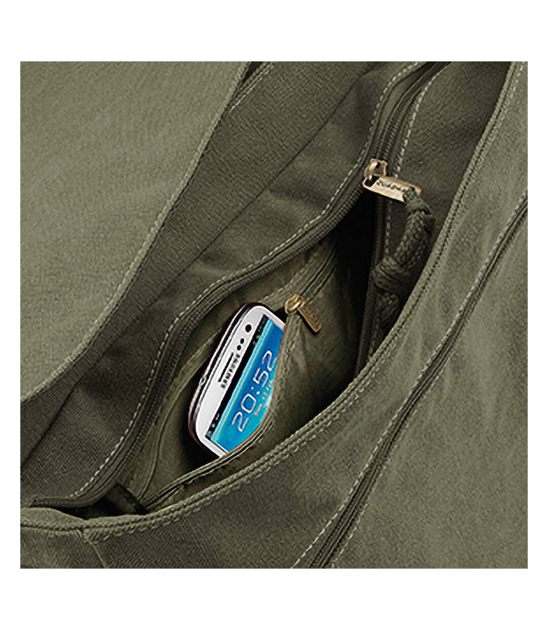Quadra Vintage Canvas Despatch Bag - 3.6 Gal (Vintage Military Green) (One Size) - UTBC764-4