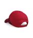 Lot de 2  casquettes à carreaux adulte rouge Beechfield