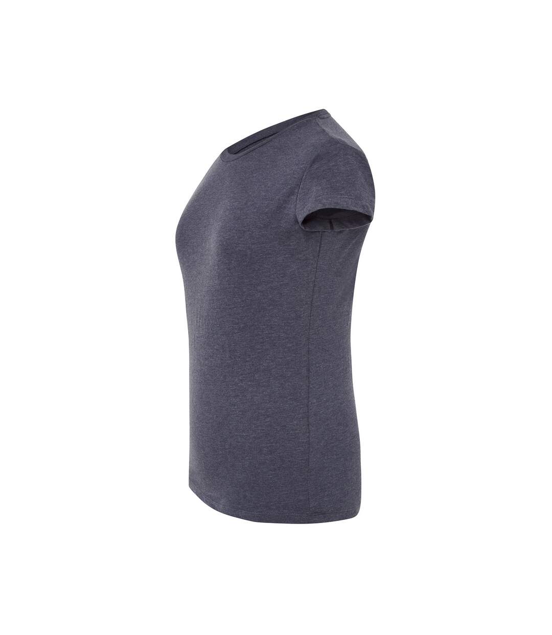 T-shirt Comfort Femme Bleu Denim Chiné JHK-3