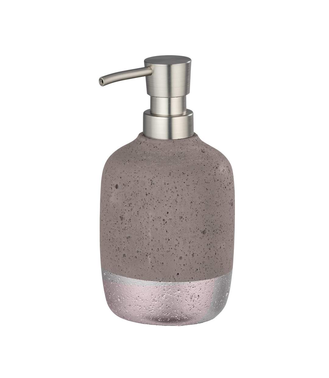 Distributeur de savon design Mauve - Gris rosé-1