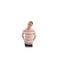 T-shirt Motif/style À Rayures Diragolino Homme Rose Blanc Hugo-1