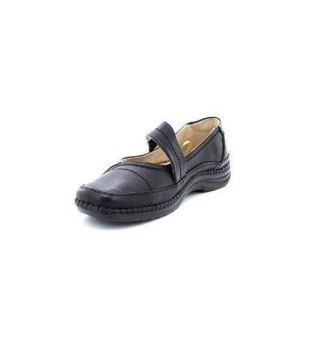 Boulevard Womens/Ladies Extra Wide EEE Fitting Mary Jane Shoes (Black) - UTDF168