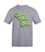 T-shirt Good Vibes Only Homme Gris AWD-1