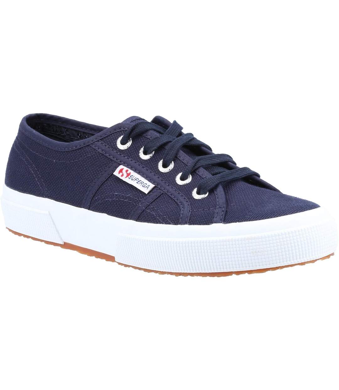 Baskets Cotu Classic Femme Bleu Marine Blanc Superga-1