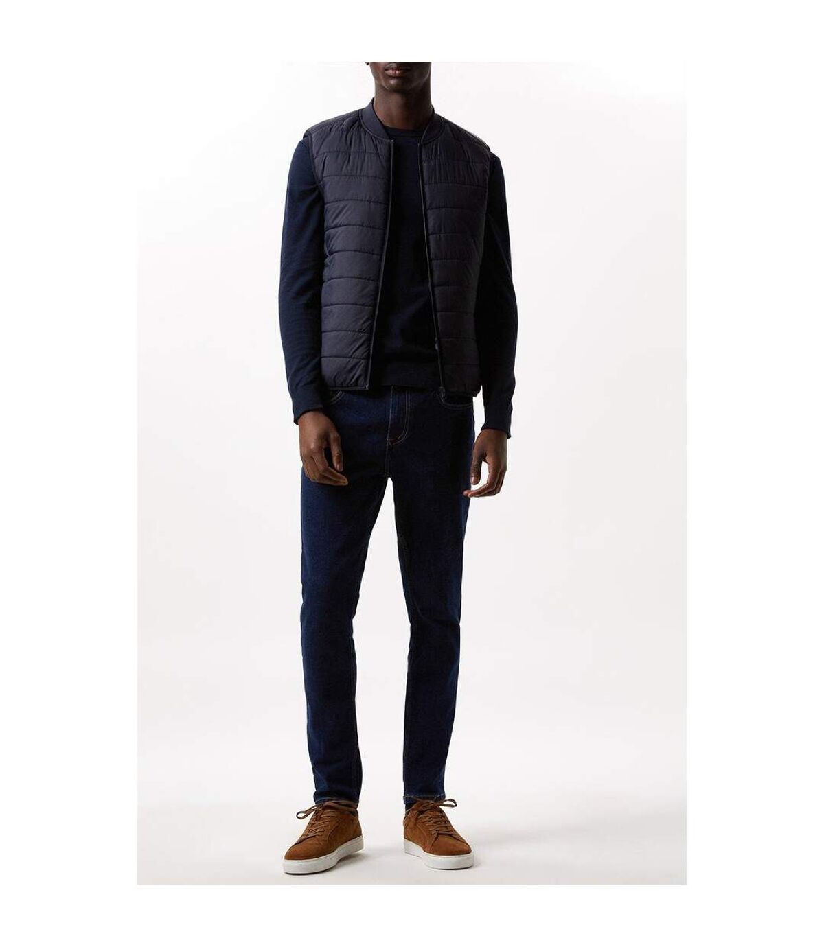 Burton Mens Quilted Vest (Navy)