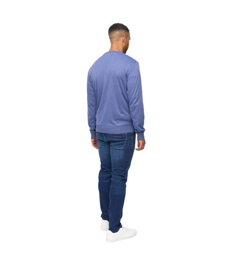 Pull Tinworth Homme Bleu Denim Chiné Bewley & Ritch