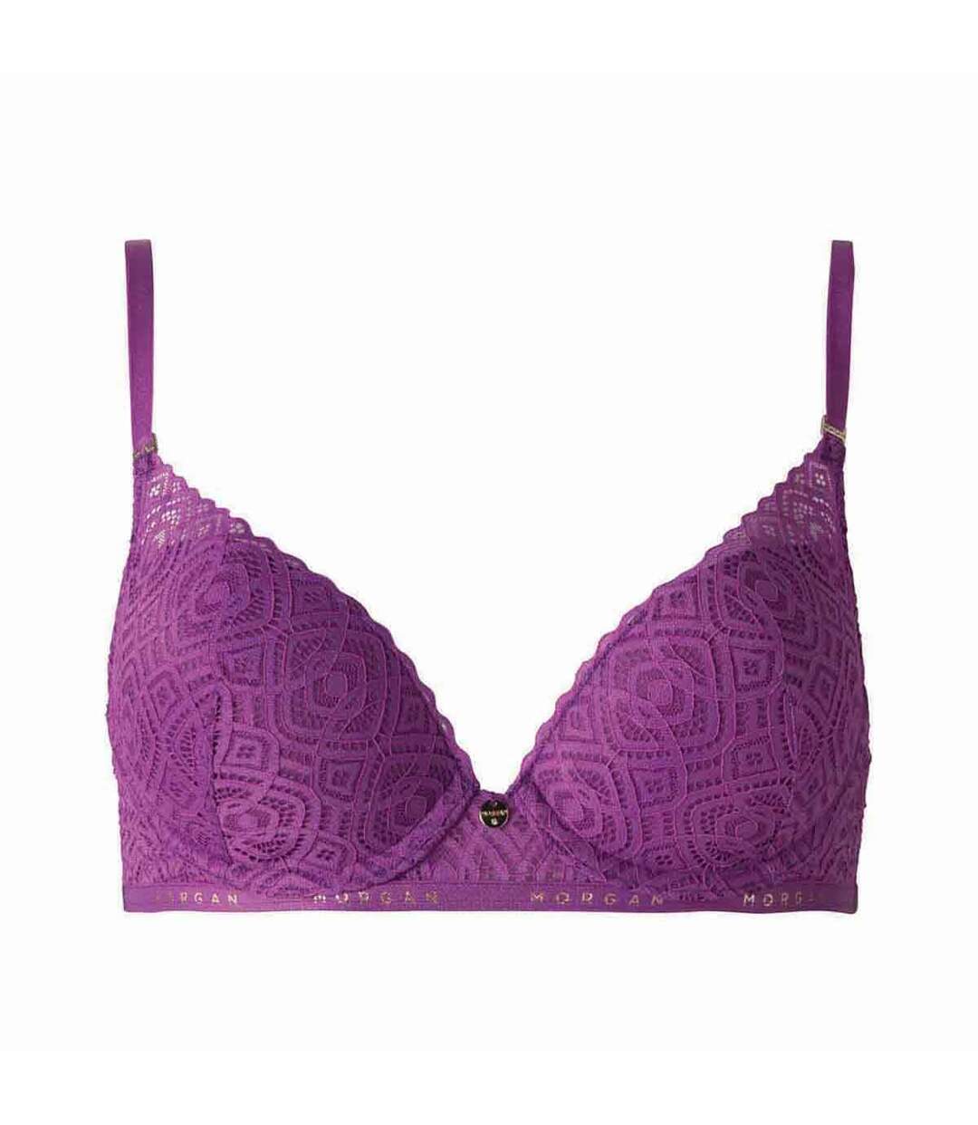 Soutien-gorge ampliforme coque moulée violet Gwen-1