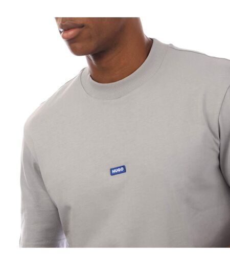 T-shirt Nieros Homme Gris Hugo