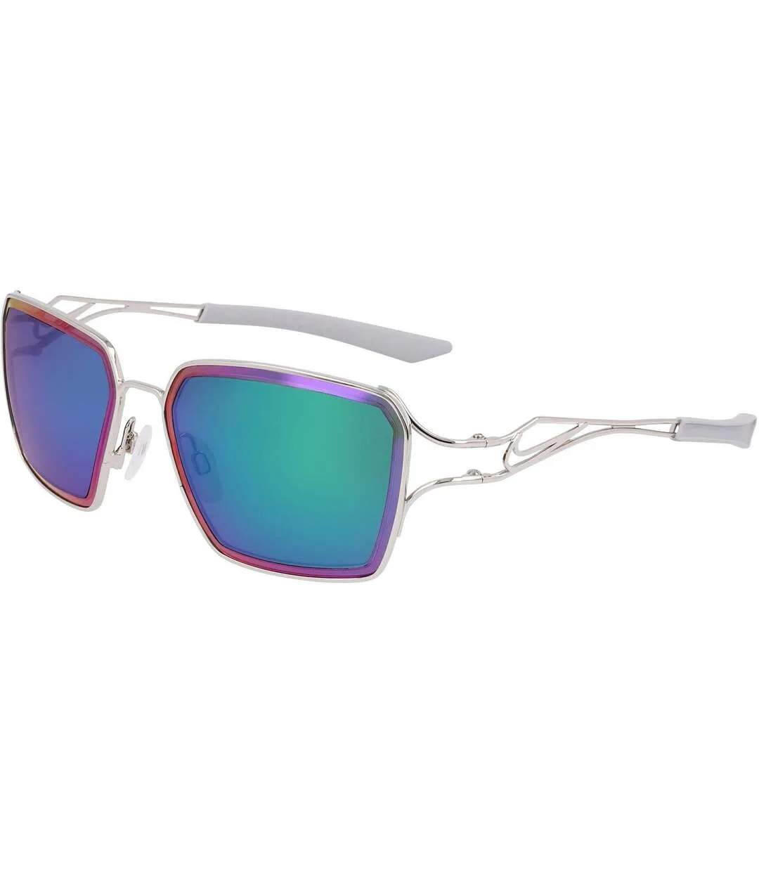 Lunettes De Soleil Motif/style Prisme Adulte Taille Unique Argenté Vert Orange Rouge Nike-3