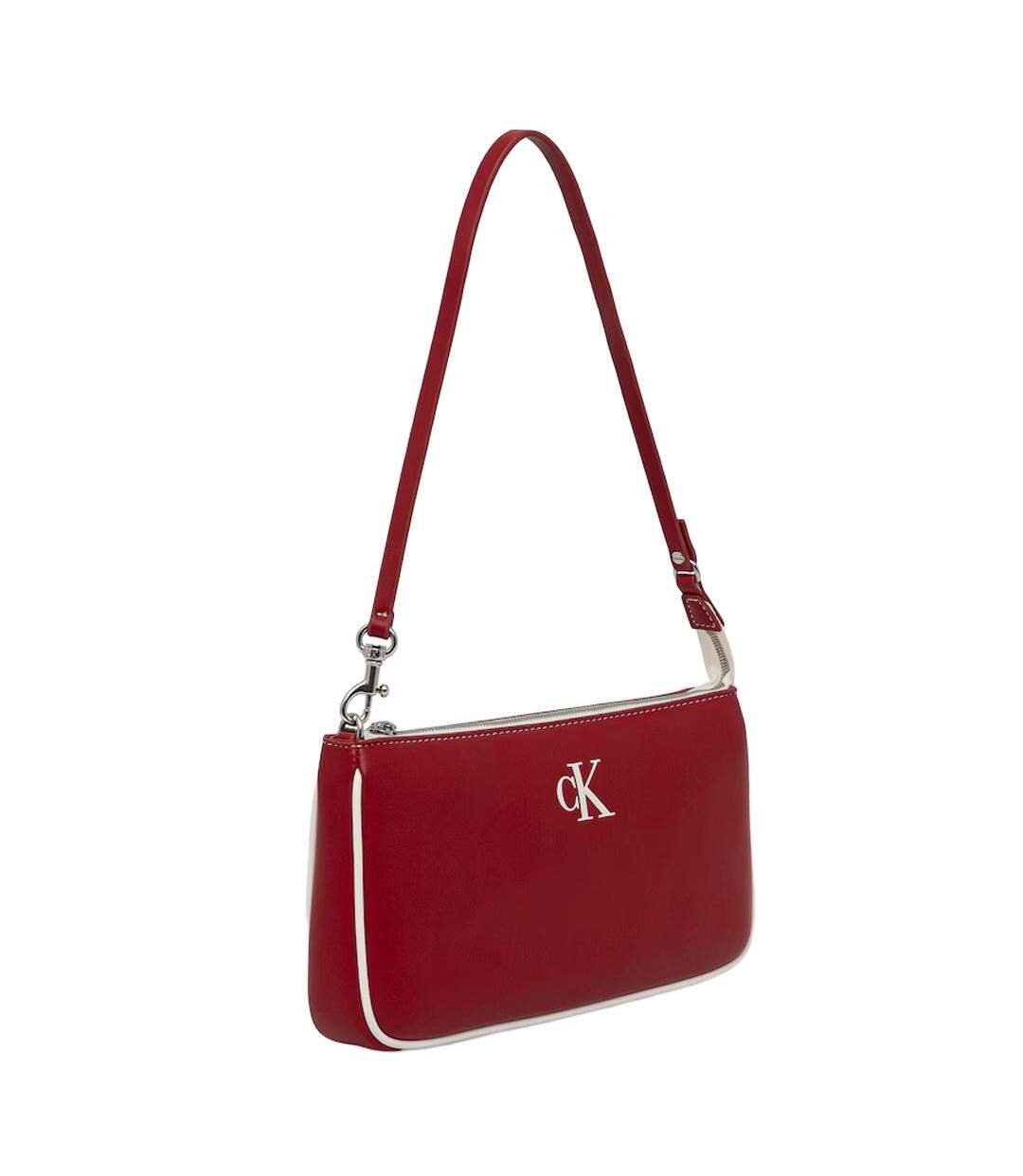 Sac à main rouge femme calvin klein jeans contrast ck-2