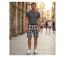 Bermuda homme WINCHESTER ILLOWA2 gris et chocolat : le short à carreaux en coton tout confort-5