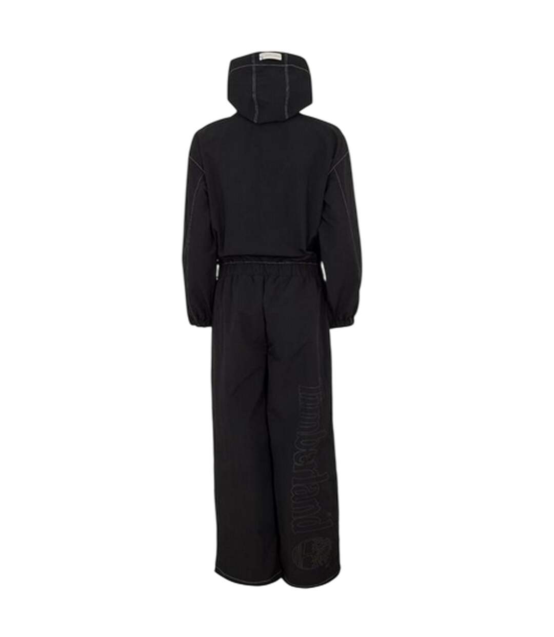 Womens/ladies Veneda Hooded Long-sleeved Jumpsuit Black Timberland-3