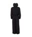 Womens/ladies Veneda Hooded Long-sleeved Jumpsuit Black Timberland-3