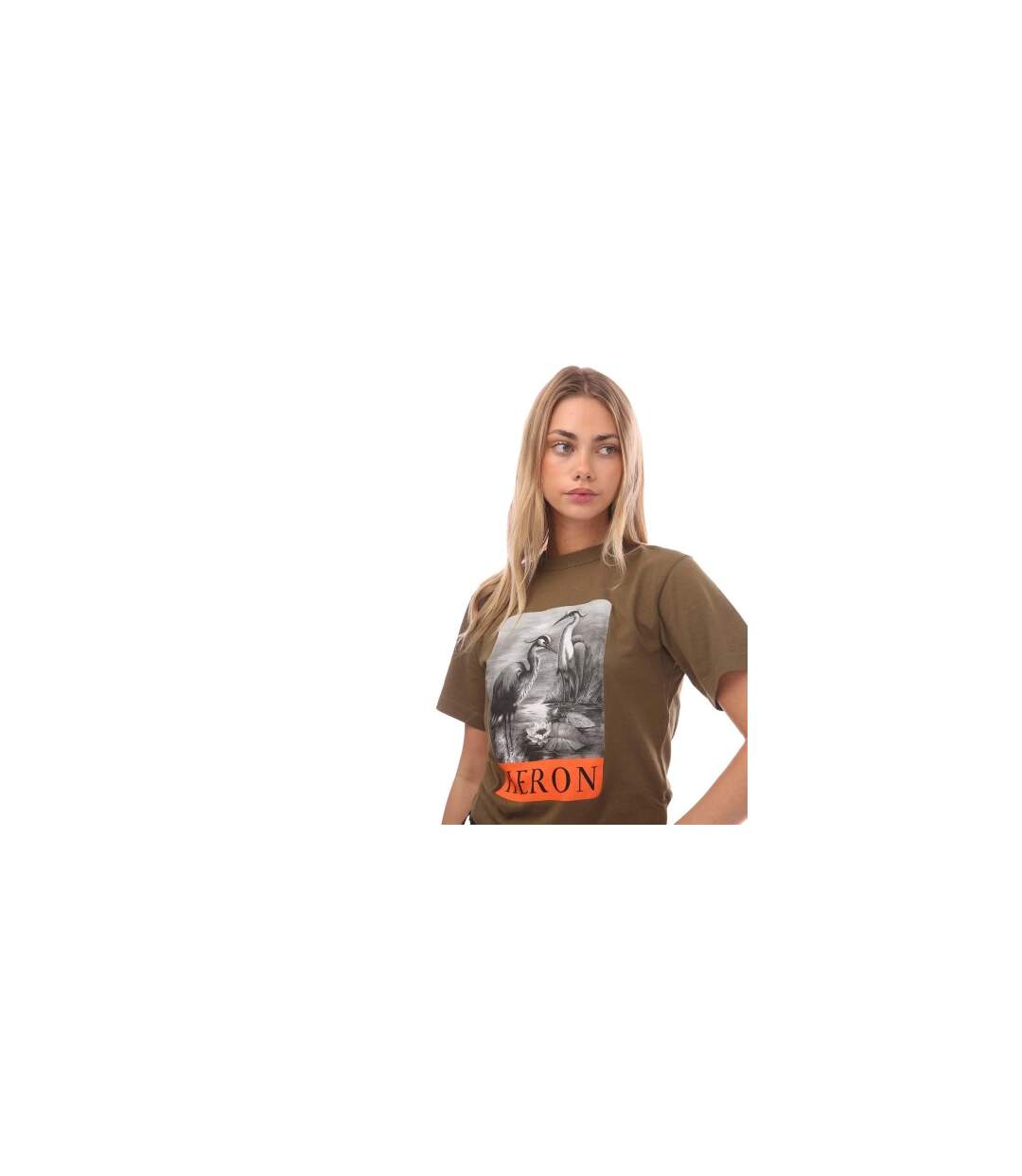 T-shirt Hpny Femme Olive Heron Preston-1