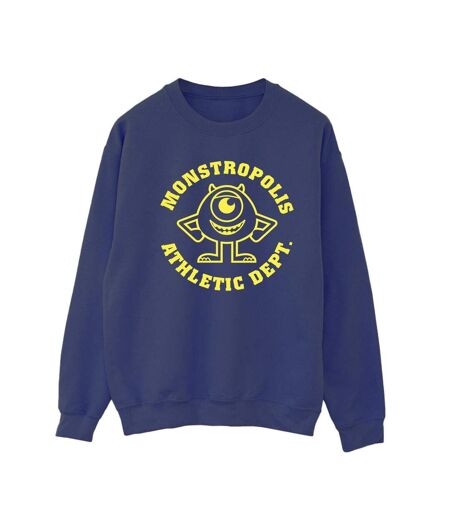 Disney Sweat-shirt Monsters University Monstropolis - Femmes/Dames (Bleu marine) - UTBI29607