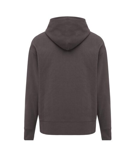 Unisex Adult Yoho Recycled Cotton Relaxed Fit Hoodie Anthracite Iqoniq