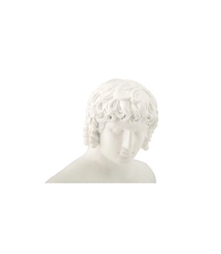 Buste Homme en Résine Centurion 25cm Blanc