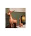 Lot de 3 Cerfs Déco Résine 25cm Cuivre-2