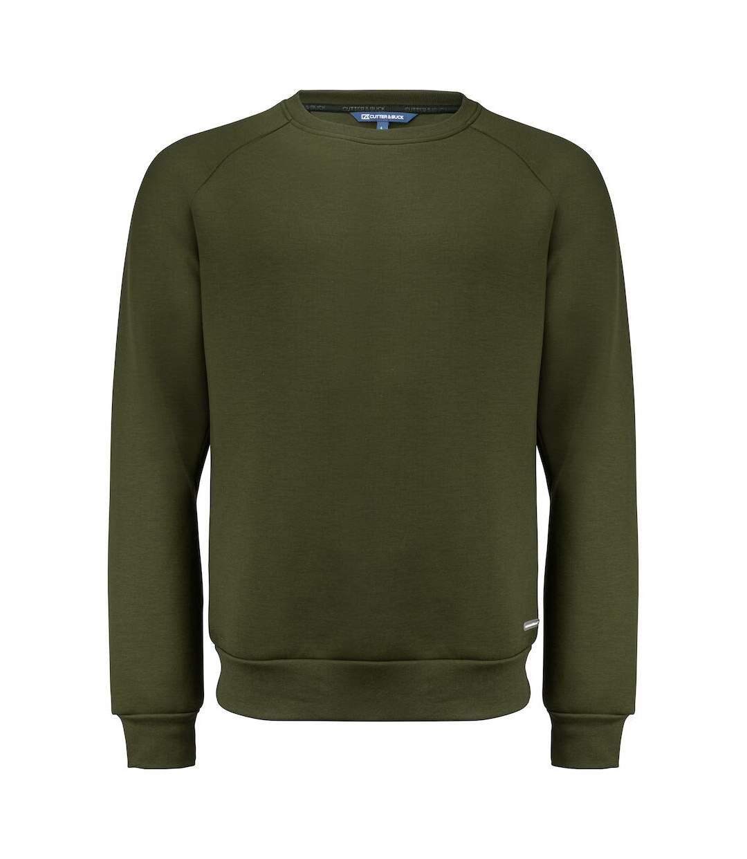 Mens Pemberton Crew Neck Sweatshirt Ivy Green Cutter & Buck-1