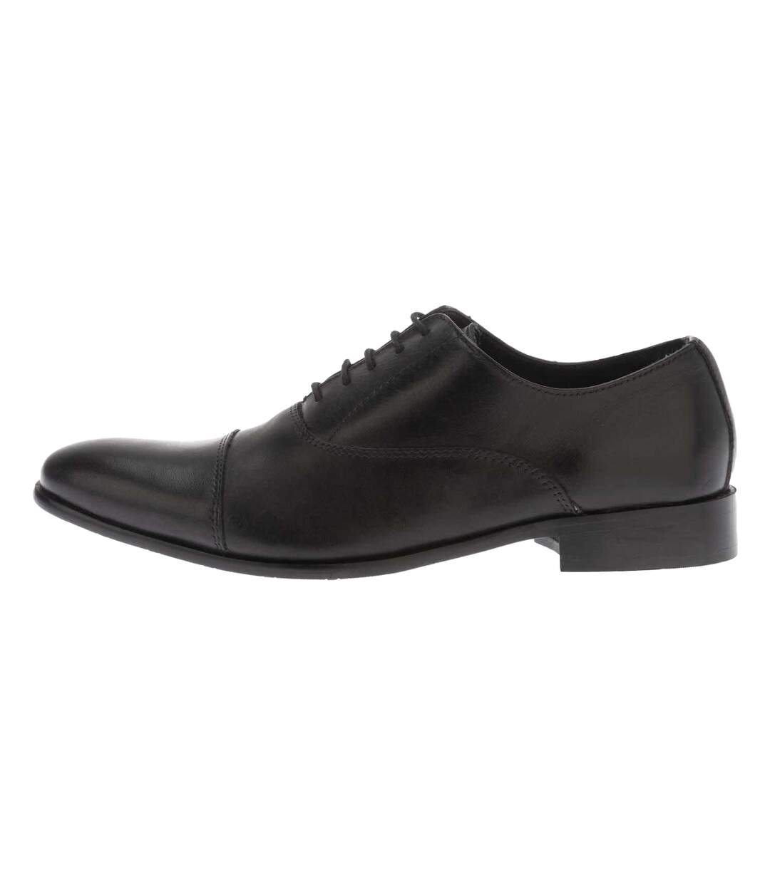 Mens stormy leather derby shoes black Dune London-4