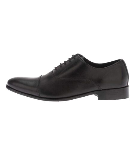 Mens stormy leather derby shoes black Dune London