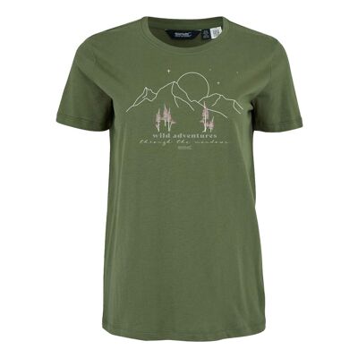 T-shirt adventure filandra femme vert Regatta