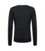 Henbury Womens/Ladies 12 Gauge Fine Knit V-Neck Jumper / Sweatshirt (Grey Marl) - UTRW660