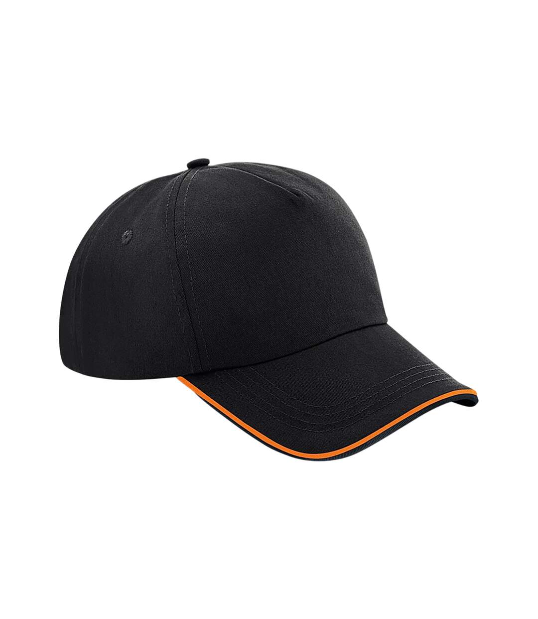 Casquette authentic noir/orange Beechfield-2