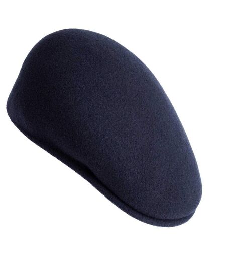 Unisex Adult 504 Wool Flat Cap Dark Blue Kangol
