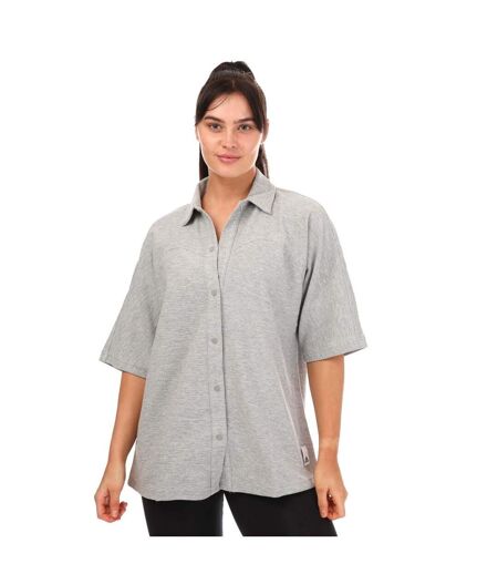Chemisier femme gris Adidas