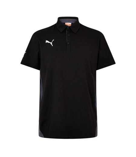 Mens Polo Shirt Black Puma