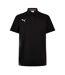 Mens Polo Shirt Black Puma-1