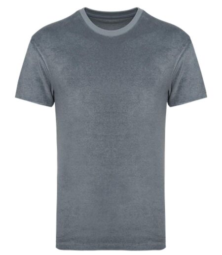 T-shirt écoresponsable en éponge - Homme - PAT311 - gris minéral