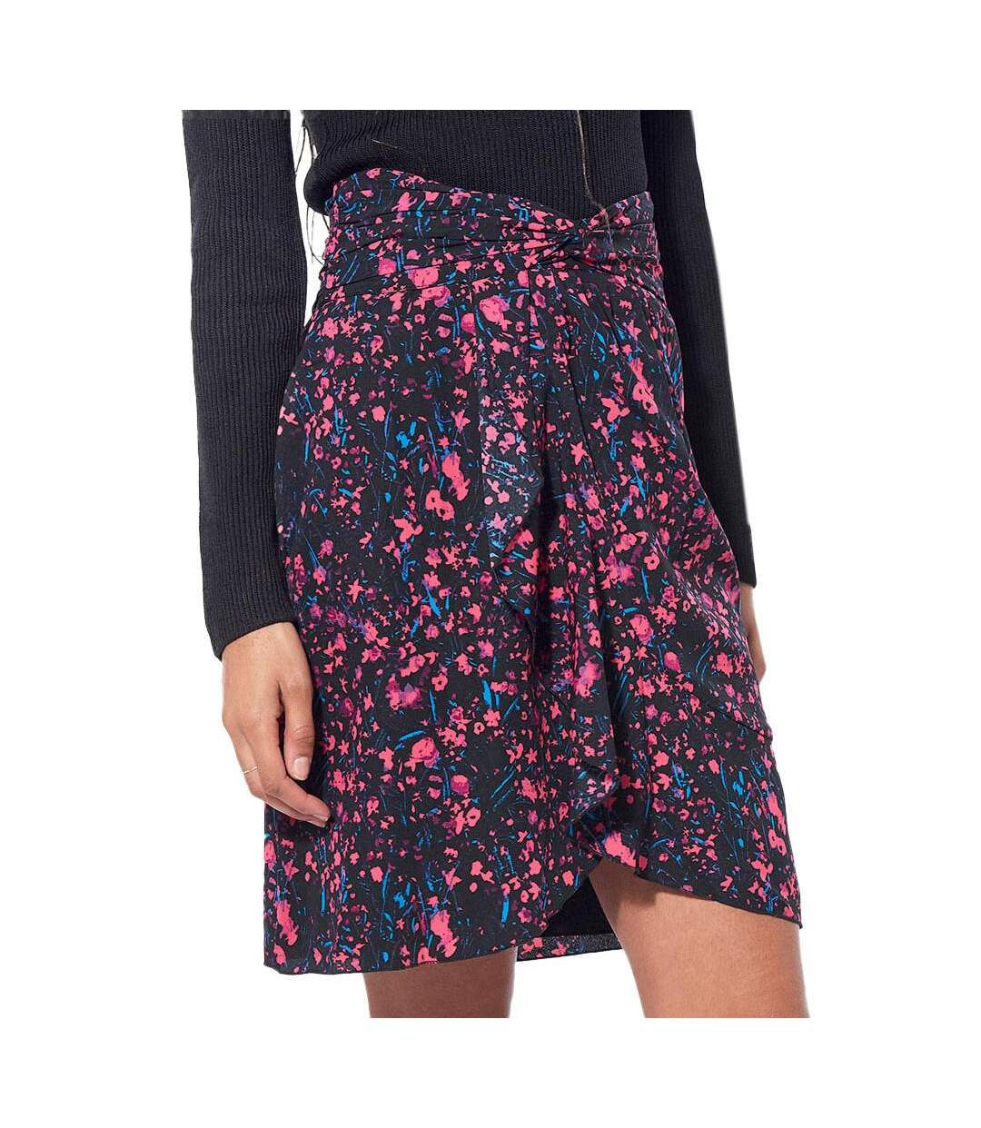 Jupe Noir à fleurs Femme Kaporal Bakar - XS-1