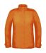 B&C Womens/Ladies Premium Real+ Windproof Waterproof Thermo-Isolated Jacket (Orange)