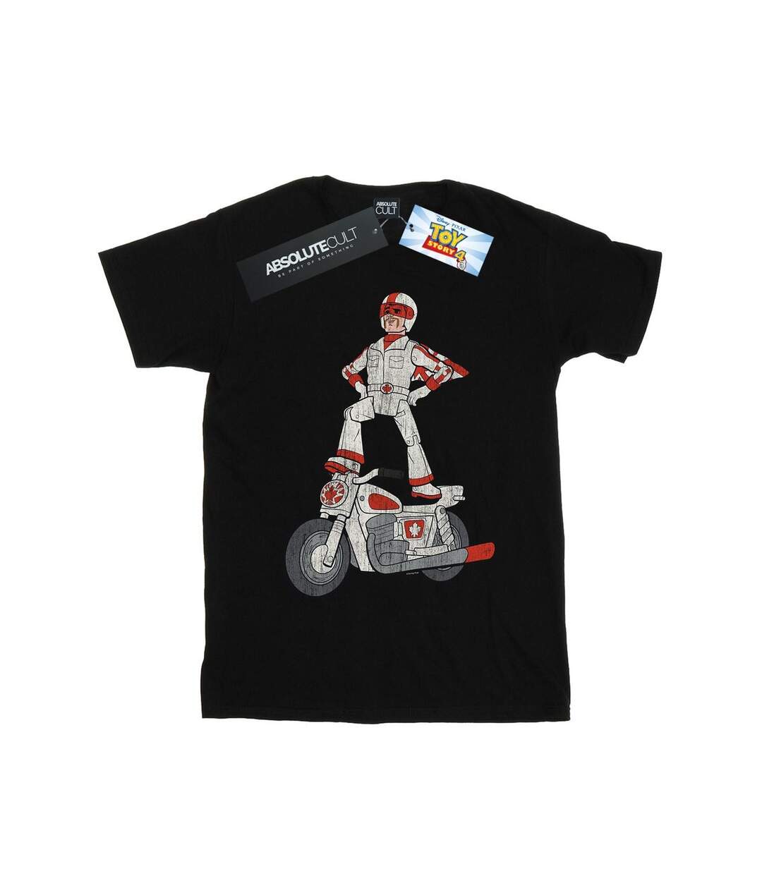 Disney Womens/Ladies Toy Story 4 Duke Caboom Pose Cotton Boyfriend T-Shirt (Noir) - UTBI47010-1
